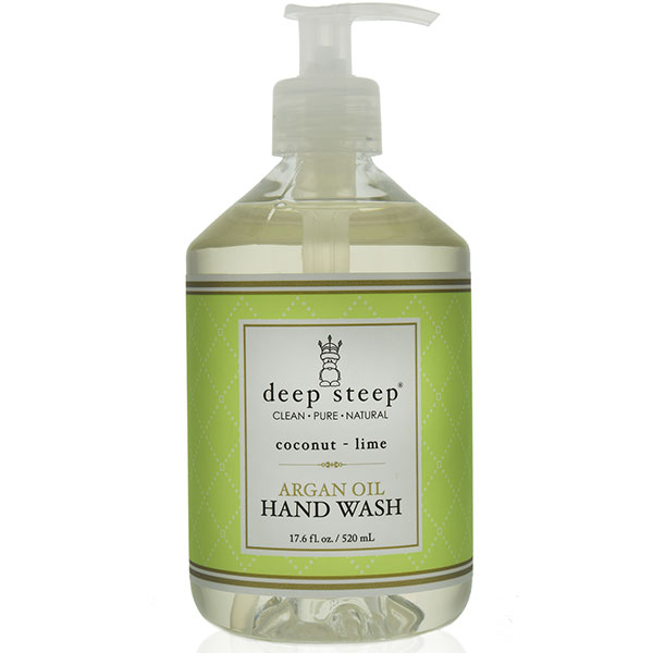 Argan Oil Liquid Hand Wash - Coconut Lime, 17 oz, Deep Steep
