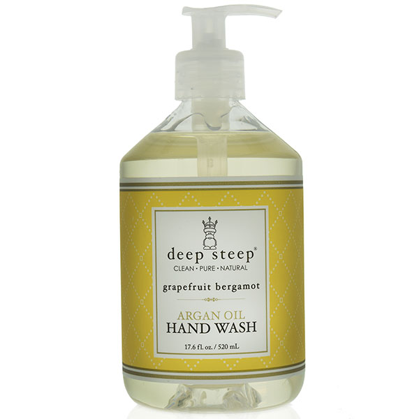 Argan Oil Liquid Hand Wash - Grapefruit Bergamot, 17 oz, Deep Steep