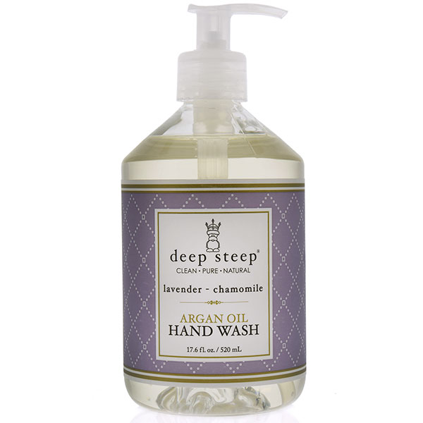 Argan Oil Liquid Hand Wash - Lavender Chamomile, 17 oz, Deep Steep