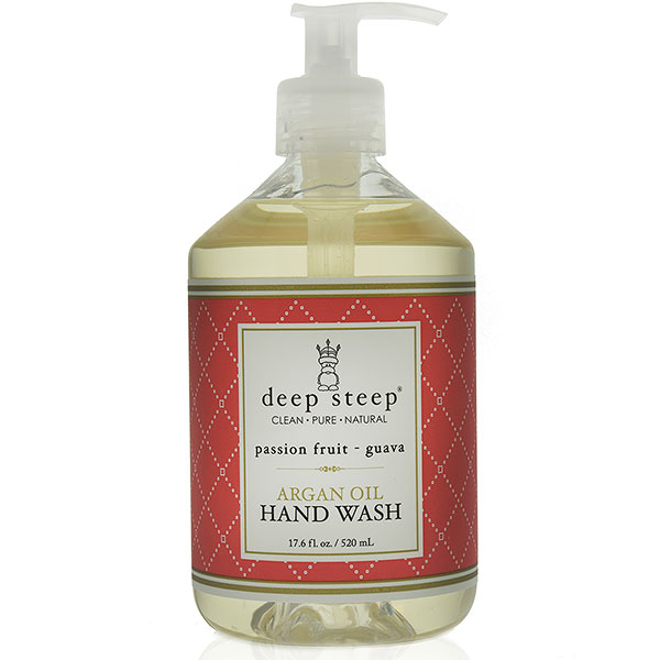 Argan Oil Liquid Hand Wash - Passion Fruit Guava, 17 oz, Deep Steep