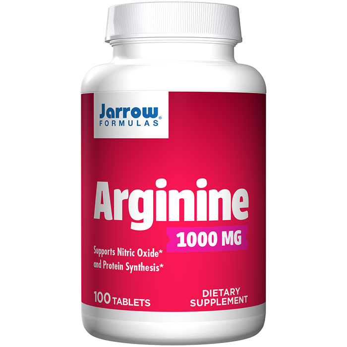 Arginine 1000, L-Arginine 1000mg 100 tabs, Jarrow Formulas