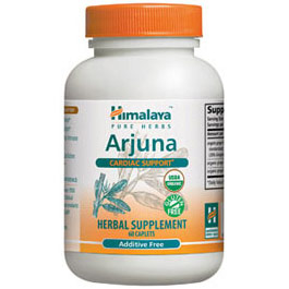 Himalaya Herbal Healthcare Arjuna, Cardiac Support, 60 Caplets, Himalaya Herbal Healthcare