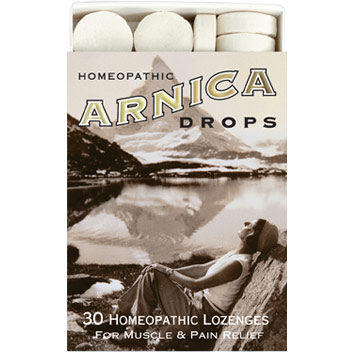 Homeopathic Arnica Drops for Muscle & Pain Relief, 30 Lozenges, Historical Remedies