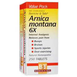 Arnica Montana 6X, 250 Tablets, Boericke & Tafel Homeopathic