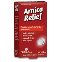 Arnica Relief 60 tabs, NatraBio (Natra-Bio)