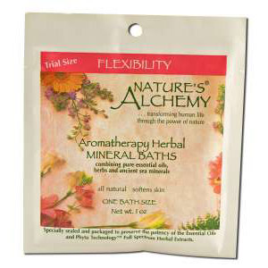 Nature's Alchemy Aromatherapy Herbal Mineral Baths, Flexibility, 1 oz, Nature's Alchemy