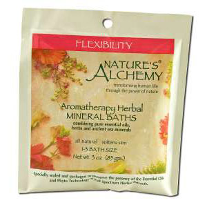 Nature's Alchemy Aromatherapy Herbal Mineral Baths, Flexibility, 3 oz, Nature's Alchemy