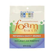 Aromatherapy Foam Bath Patchouli Orange, 2.5 oz Pouch, Aura Cacia