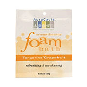 Aromatherapy Foam Bath Tangerine Grapefruit, 2.5 oz Pouch, Aura Cacia