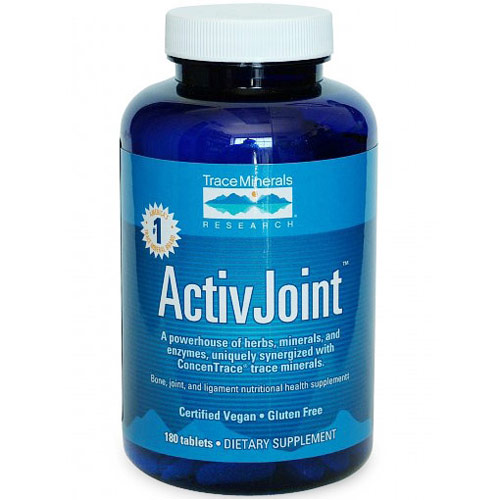 Trace Minerals Research ActivJoint (Bone, Joint & Ligament), 180 Tablets, Trace Minerals Research