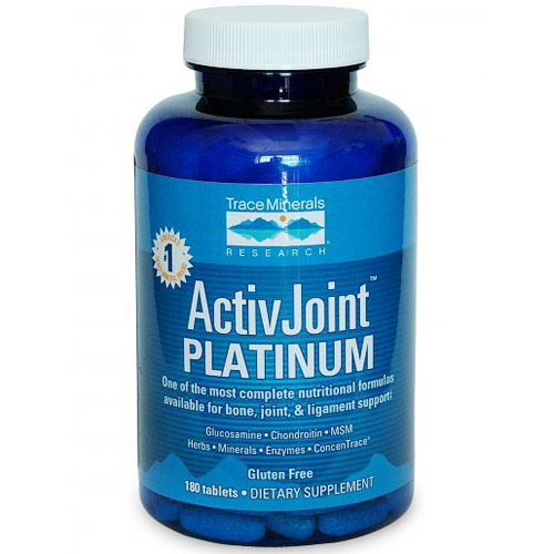 Trace Minerals Research ActivJoint Platinum (Bone, Joint & Ligament), 180 Tablets, Trace Minerals Research