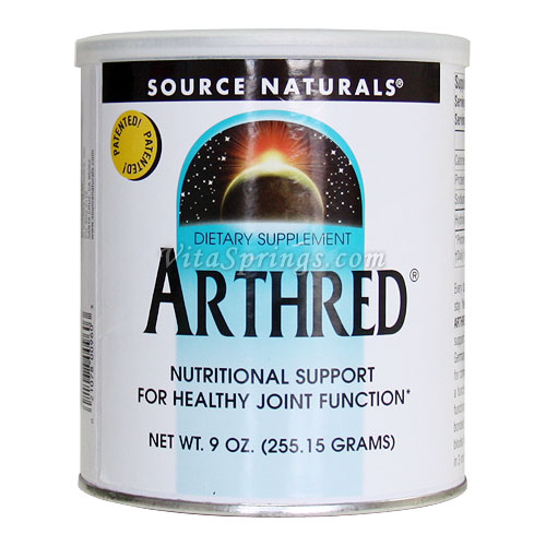 Arthred Hydrolyzed Collagen Powder, 9 oz, Source Naturals, for Joint Health