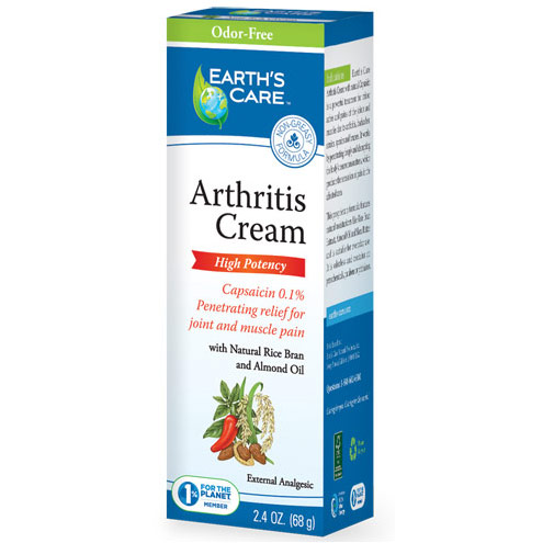 Arthritis Cream, 2.4 oz, Earths Care
