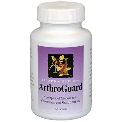 ArthroGuard, Glucosamine / Chondroitin / Shark Cartilage, 60 caps from Arizona Natural