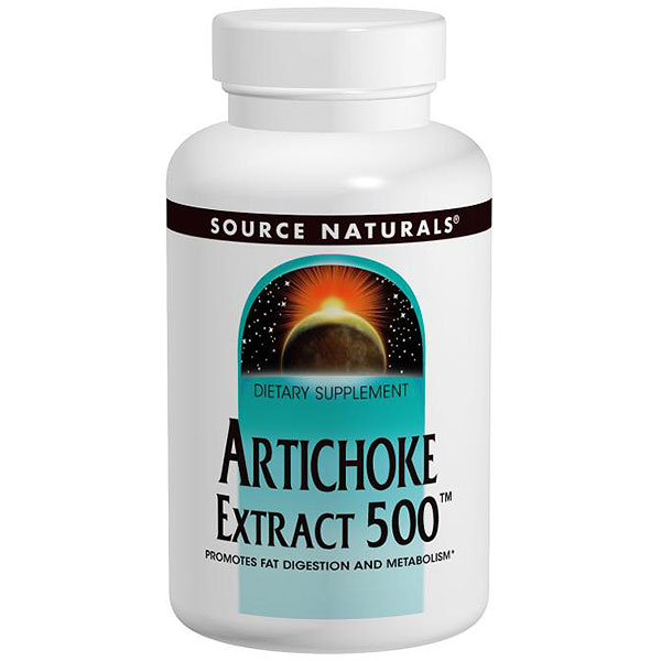Artichoke Extract 500, Value Size, 180 Tablets, Source Naturals