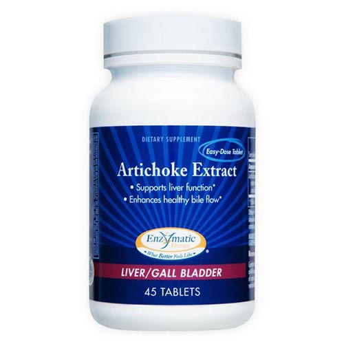 Artichoke Extract, 45 Tablets, Enzymatic Therapy