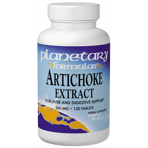 Planetary Herbals Artichoke Extract Full Spectrum 500mg 60 tabs, Planetary Herbals