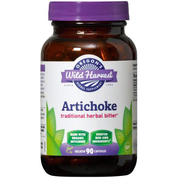 Artichoke, Organic, 90 Capsules, Oregons Wild Harvest