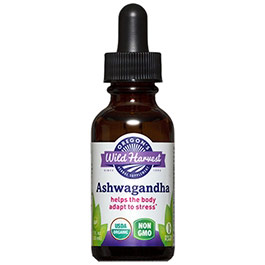 Ashwagandha Liquid Extract, Organic, 1 oz, Oregons Wild Harvest