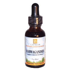 Ashwagandha Organic, 1 oz, L.A. Naturals