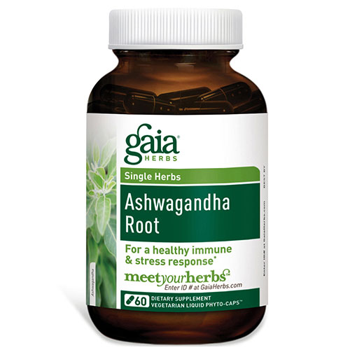 Ashwagandha Root, 60 Liquid Phyto-Caps, Gaia Herbs
