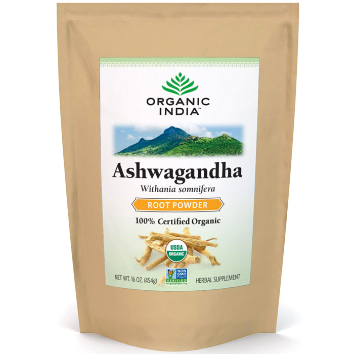 Ashwagandha Root Powder, 1 lb, Organic India