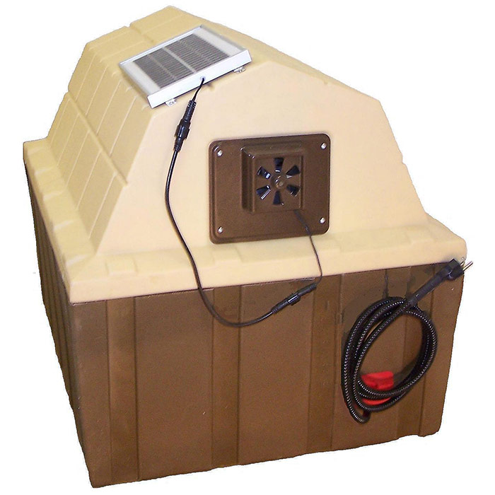 ASL Solutions Dog House Solar Powered Exhaust Fan