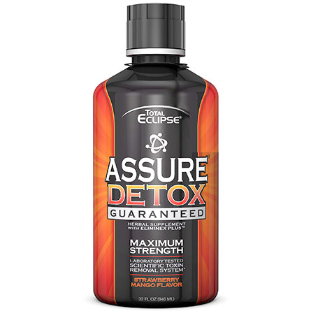 Assure Detox Cleansing Liquid, Strawberry Mango Flavor, 32 oz, Total Eclipse