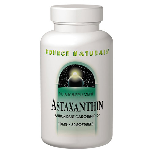 Astaxanthin 2 mg, 30 Softgels, Source Naturals