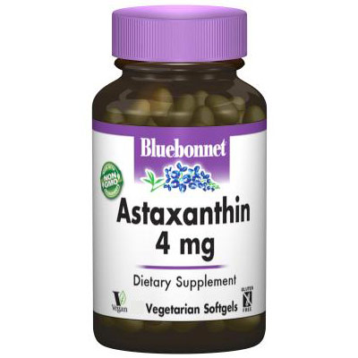 Astaxanthin 4 mg, 30 Vegetarian Softgels, Bluebonnet Nutrition