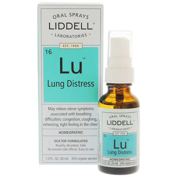 Lu Lung Distress Homeopathic Oral Spray, 1 oz, Liddell Laboratories