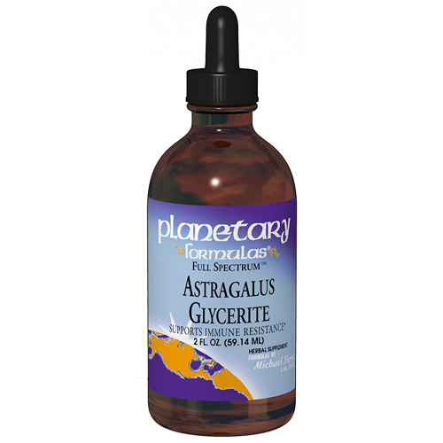 Planetary Herbals Astragalus Liquid Glycerine Extract Full Spectrum 2 fl oz, Planetary Herbals