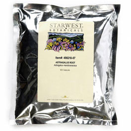 Astragulus Root 500 Caps 420 mg, StarWest Botanicals