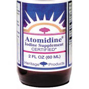 Atomidine, Iodine Supplement, 2 oz, Heritage Products