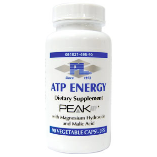 ATP Energy with Magnesium Hydroxide & Malic Acid, 90 Vegetable Capsules, Progressive Laboratories