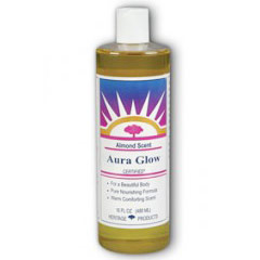 Aura Glow Skin Lotion, Almond, 16 oz, Heritage Products