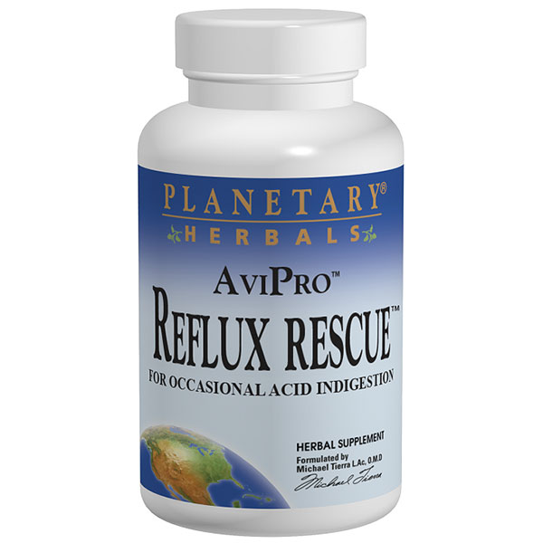 AviPro Reflux Rescue, For Occasional Acid Indigestion, 30 Tablets, Planetary Herbals