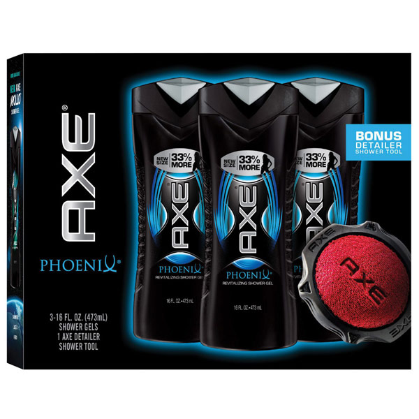 AXE Revitalizing Shower Gel - Phoenix, 16 oz x 3 Pack