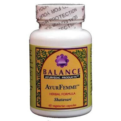 Balance Ayurvedic Ayur Femme, Menopause Support, 60 Vegetarian Capsules, Balance Ayurvedic