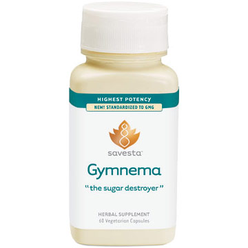 Gymnema Standardized, 75% Gymnemic Acids, 60 Vegetarian Capsules, Savesta