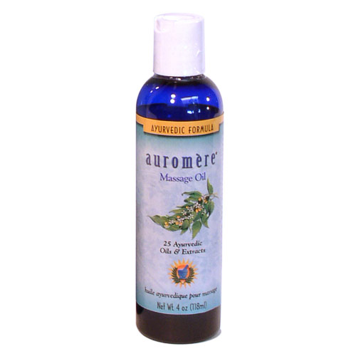 Auromere Ayurvedic Massage Oil, 4 oz, Auromere