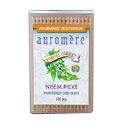 Auromere Ayurvedic Neem Toothpicks, 100 ct, Auromere