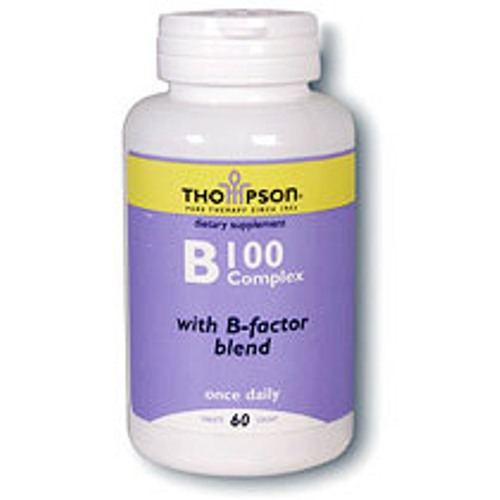 Vitamin B 100 Complex 60 tabs, Thompson Nutritional Products