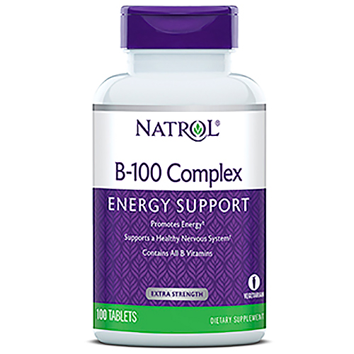 B-100 Complex (Vitamin B Complex) 100 tabs from Natrol