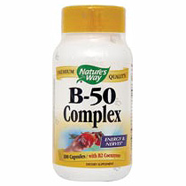 B-50 Vitamin B Complex 100 caps from Natures Way