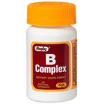 B Complex, 100 Softgel Capsules, Watson Rugby