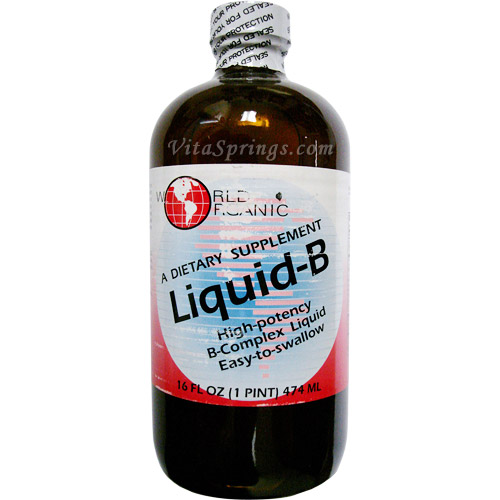 Vitamin B Complex Liquid 16 oz from World Organic