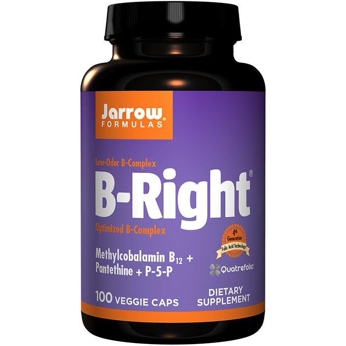 B-Right Vitamin B Complex, 100 capsules, Jarrow Formulas