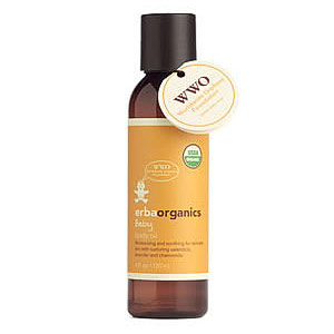 Erbaorganics Baby Organic Body Oil, 4 oz, Erbaorganics