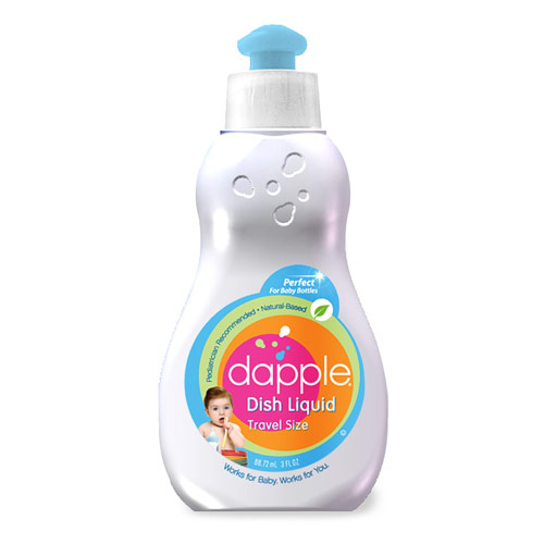 Baby Bottle & Dish Liquid, Travel Size, 3 oz x 12 pc, Dapple